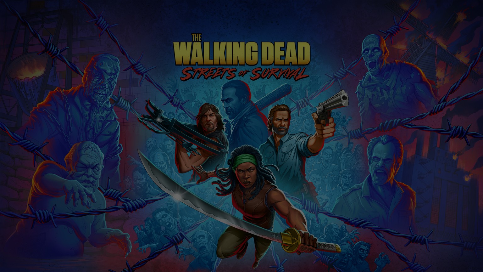 The Walking Dead: Streets of Survival — key art oficial